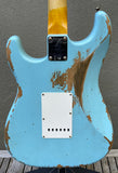 2021 Fender Custom Shop '60 Stratocaster Heavy Relic Daphne Blue