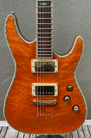 2004 Schecter C1 Elite Diamond Series Trans Orange