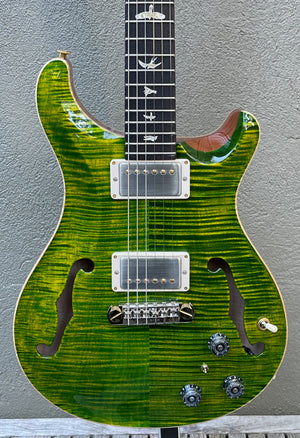 Paul Reed Smith PRS Hollowbody II Piezo 10 Top Emerald Green