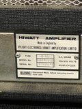 1979 HiWatt Custom 100 & 1973 HiWatt 4x12 Cabinet Black Tolex