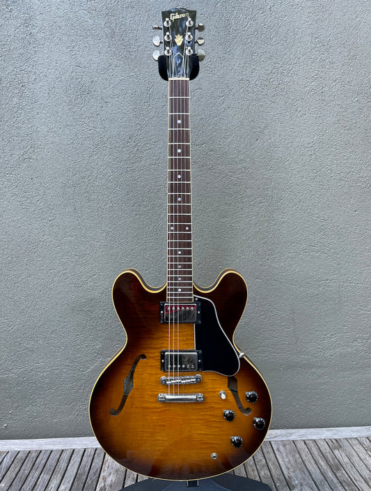 1986 Gibson Custom Shop ES-335 Tim Shaw Humbuckers Sunburst