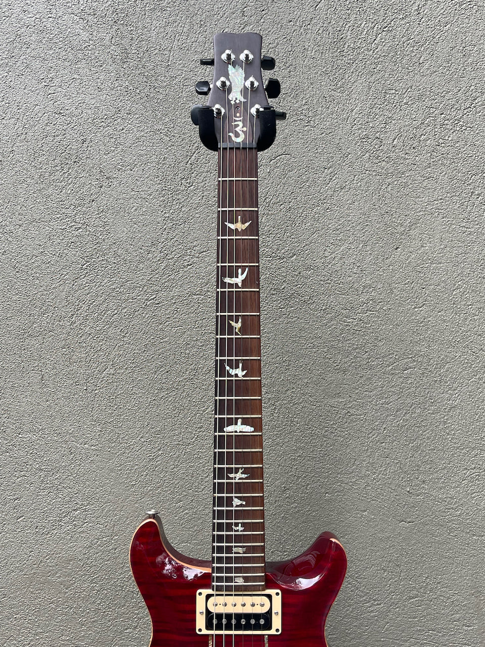 2000 Paul Reed Smith PRS Santana II Artist Brazilian Board Black Cherry