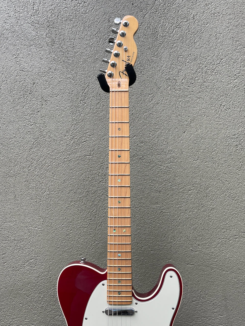 2000 Fender Telecaster Deluxe Transparent Red
