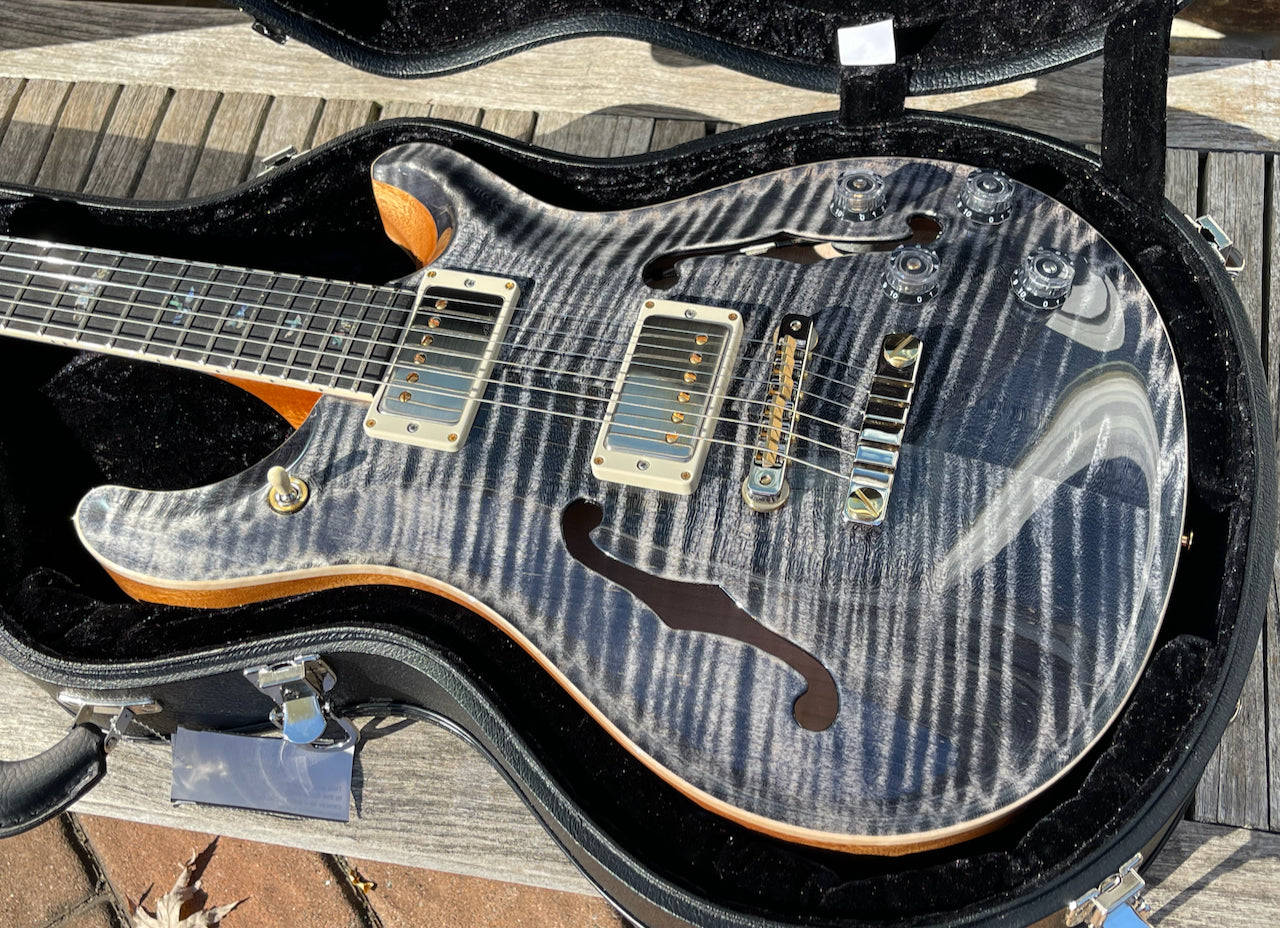 Paul Reed Smith PRS McCarty 594 Hollowbody II 10 Top/Artist Features Charcoal