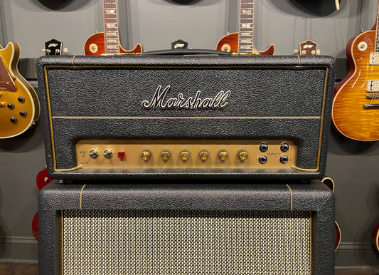 2019 Marshall Studio Vintage SV20H & SV212 Cabinet Black Tolex