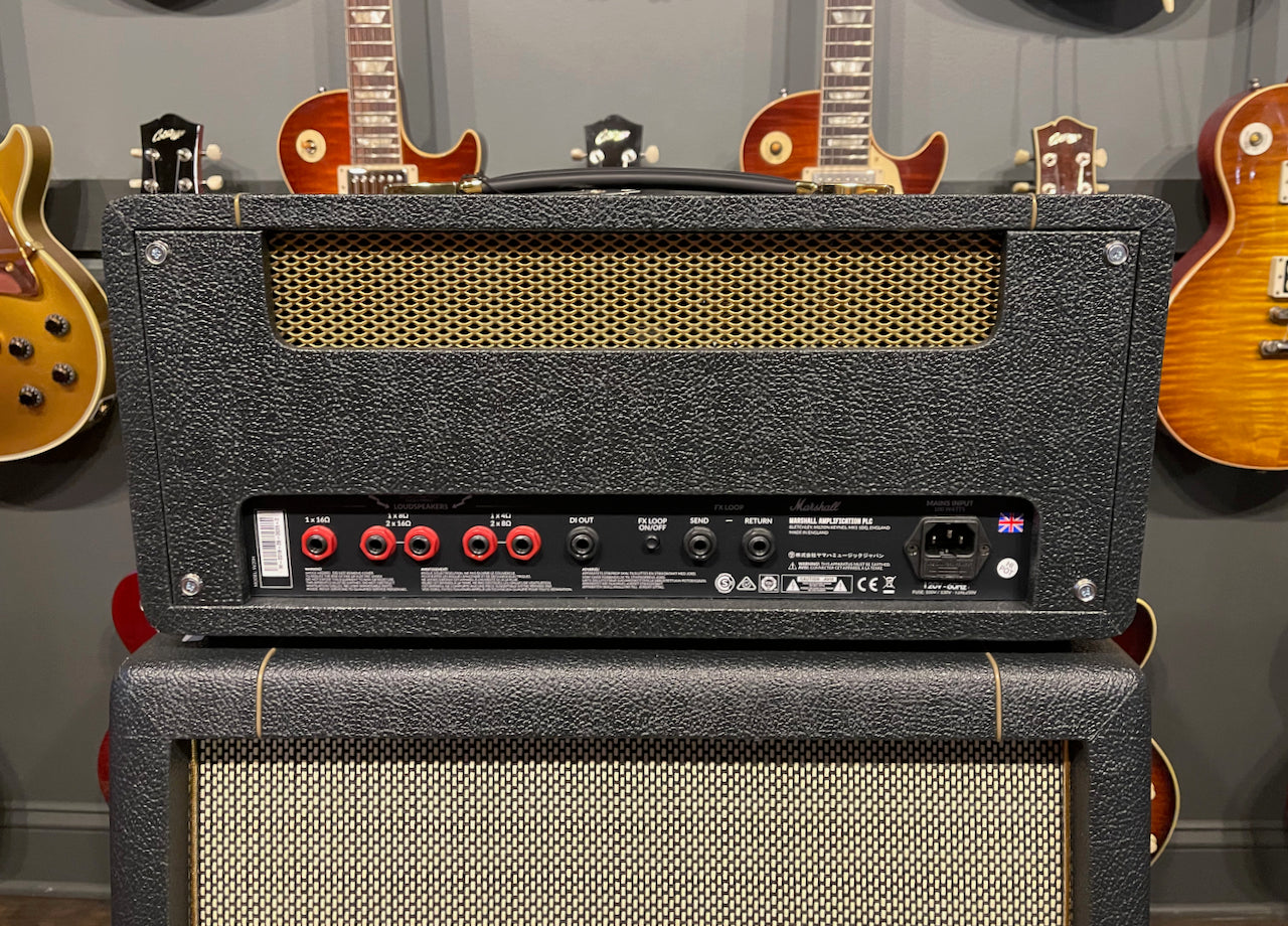 2019 Marshall Studio Vintage SV20H & SV212 Cabinet Black Tolex