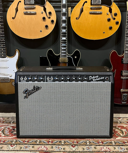 2022 Alessandro Fender Deluxe Reverb 1x12 Combo Black Tolex