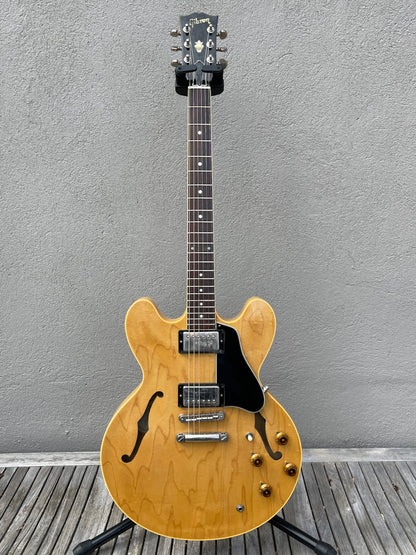 1988 Gibson ES-335 Blonde Tim Shaw Humbuckers
