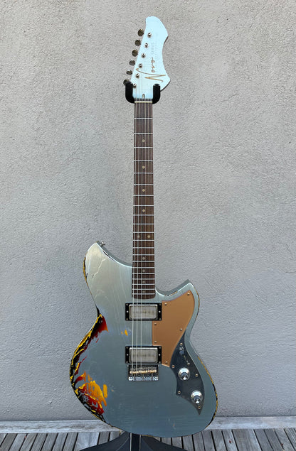 2020 Novo Guitars Serus TC Ice Blue Metallic over '64 3TB !