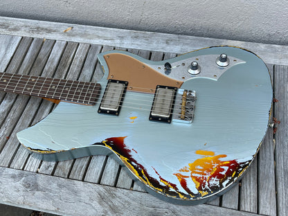 2020 Novo Guitars Serus TC Ice Blue Metallic over '64 3TB !