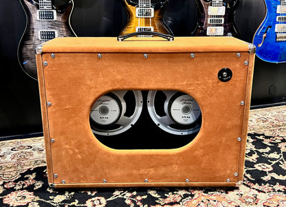 Amplified Nation Steel String Singer 100 Watt Head & 2x12 Cabinet Golden Brown Suede/Oxblood Grill