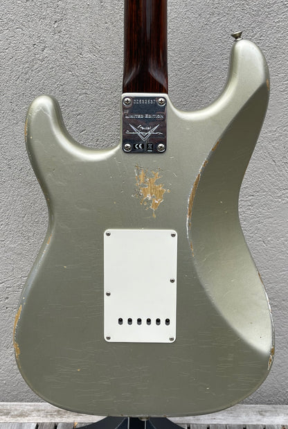 2017 Fender Stratocaster NAMM D Mag Inca Silver Relic Solid Rosewood Neck