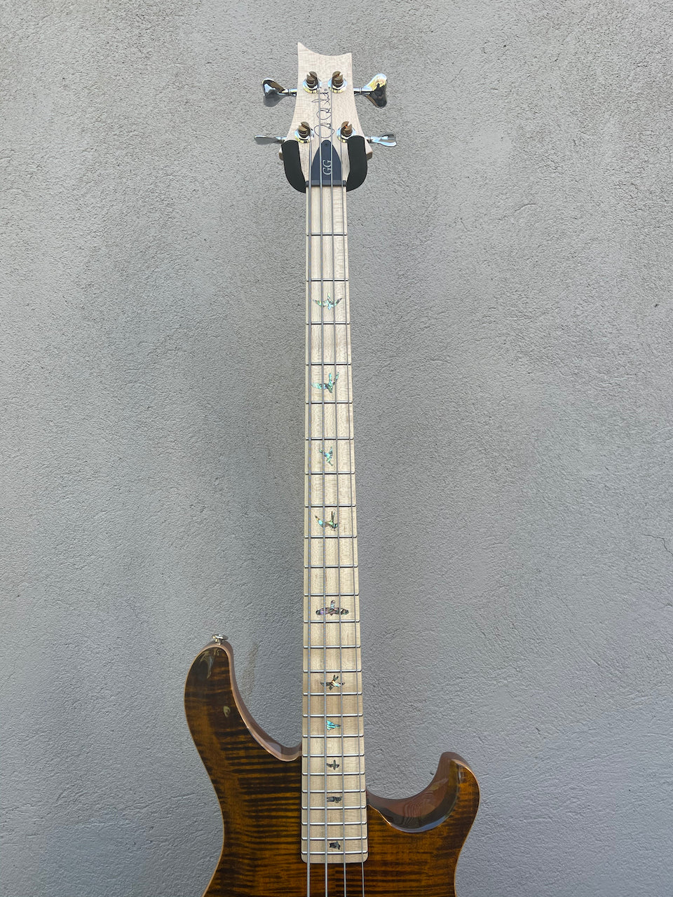 2020 Paul Reed Smith PRS Grainger 4 String Bass Yellow Tiger