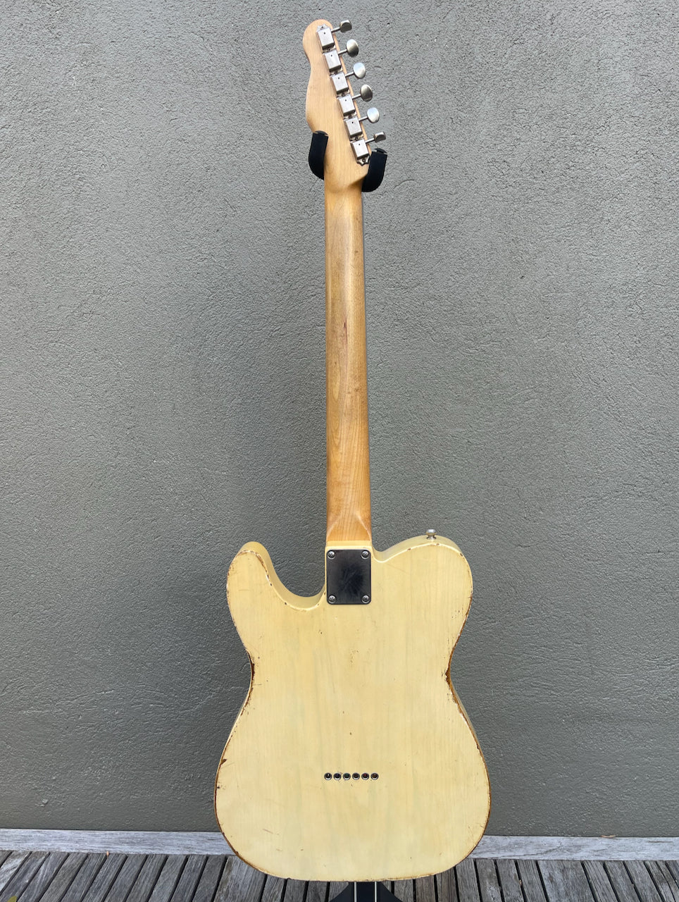 2021 Danocaster Single Cut Nicotine Blonde