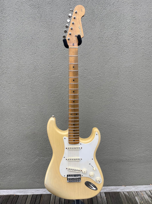 2021 Danocaster Double Cut Hardtail Blonde
