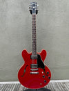 1987 Gibson ES-335 Tim Shaw Humbuckers Cherry Flame Top