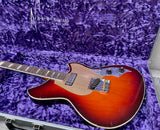 2020 Novo Guitars Serus T Tobacco Burst, Binding, Blocks & Lollars