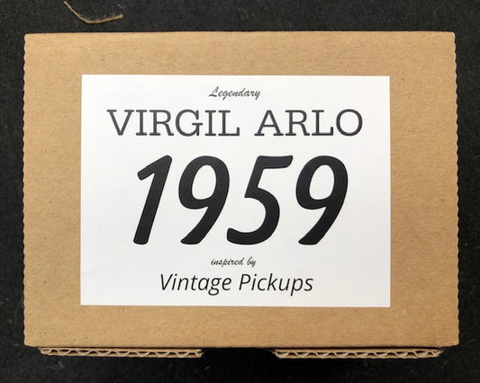 Model 1959 - Virgil Arlo P.A.F. Humbucker Set - Vintage Nickel Covers