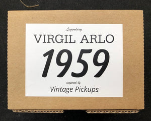 Original Run Model 1959 - Virgil Arlo P.A.F. Humbucker Set - Vintage Nickel Covers/Double Creme Bobbins