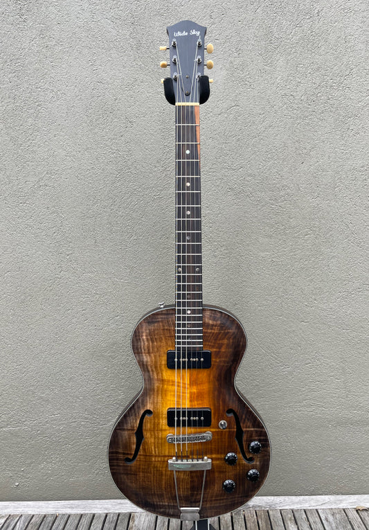 2019 Wide Sky P125 Hand Rubbed Tobacco Burst