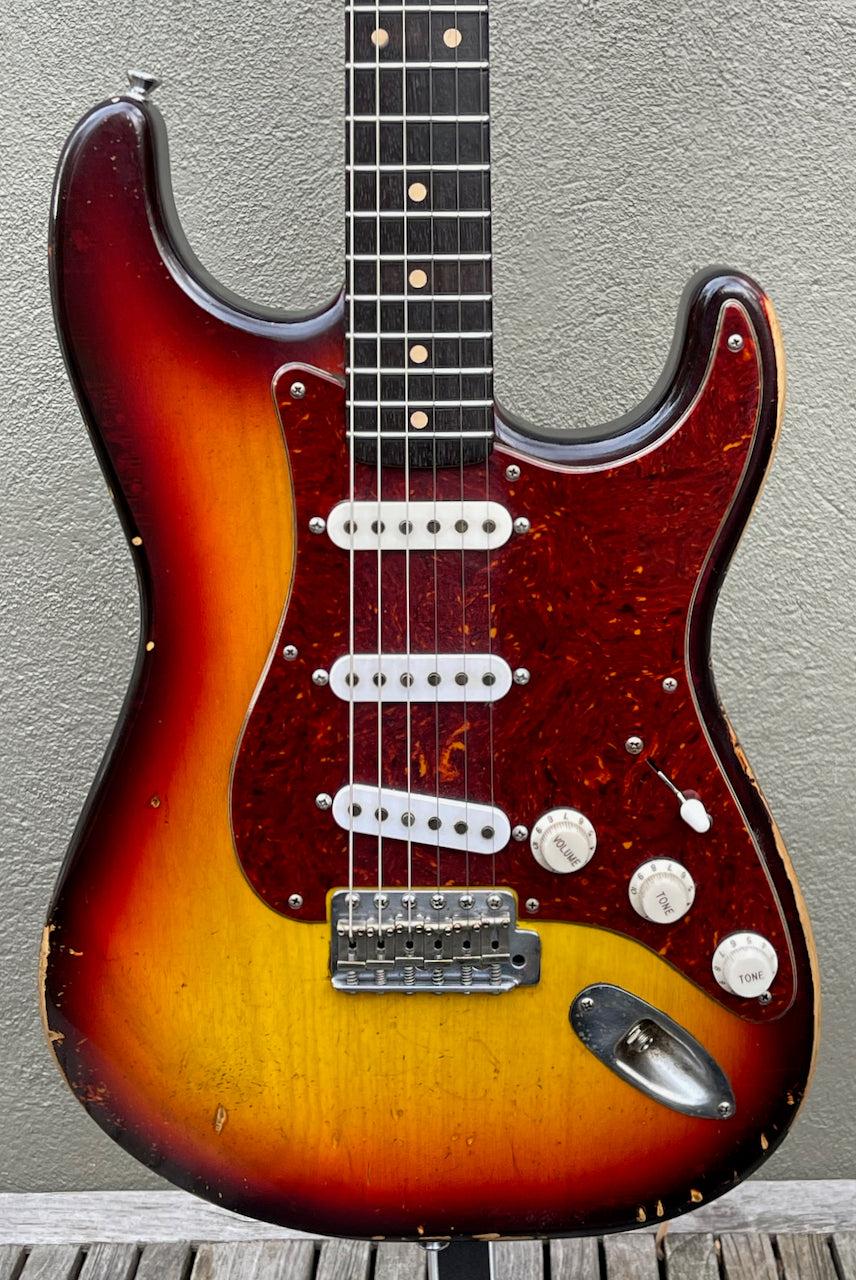 2021 Nacho Contour Body Sunburst Tortoise pickguard #2265