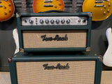 Two Rock Studio Signature Head & 1x12 Closed Back Cabinet British Racing Green/Cane Tolex