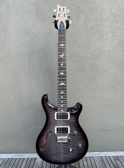 Paul Reed Smith PRS CE 24 Semi Hollow *Custom Color* Smoked Purple Burst Black Wrap