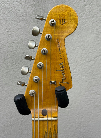 2018 Fender Stratocaster NAMM 56 Thinline Stratocaster Coral Pink/Sunburst