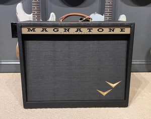 Magnatone Panoramic Stereo 2x10 Combo *Custom Color* Black Tolex with Black Cane Grill