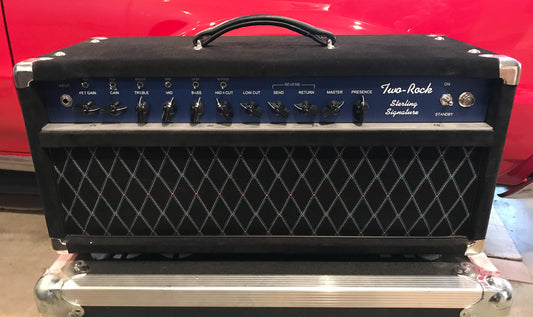 2006 Two Rock Sterling Signature Black Suede/Vox Grill Cloth