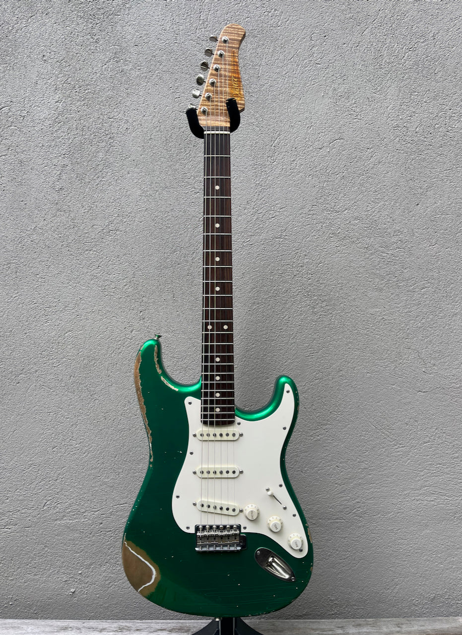2018 Xotic XSC-1 Heavy Aged Candy Apple Green