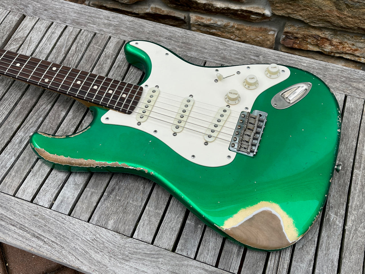 2018 Xotic XSC-1 Heavy Aged Candy Apple Green