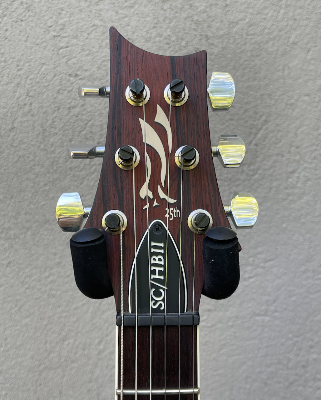 2012 PRS Hollowbody II 25th Anniversary Grey Black 10 Top
