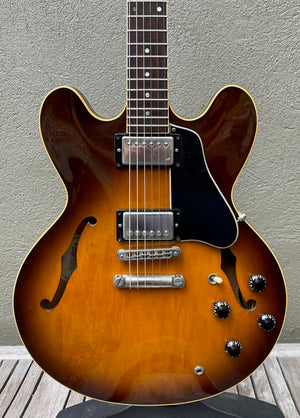 1987 Gibson ES-335 Tim Shaw Humbuckers Sunburst