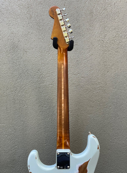 2021 Fender Custom Shop '60 Stratocaster GT11 Heavy Relic Sonic Blue Roasted Maple Neck