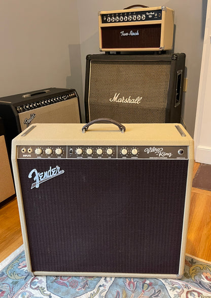 1993 Fender Custom Shop Vibro-King 3x10" Combo Blonde 1st Year!
