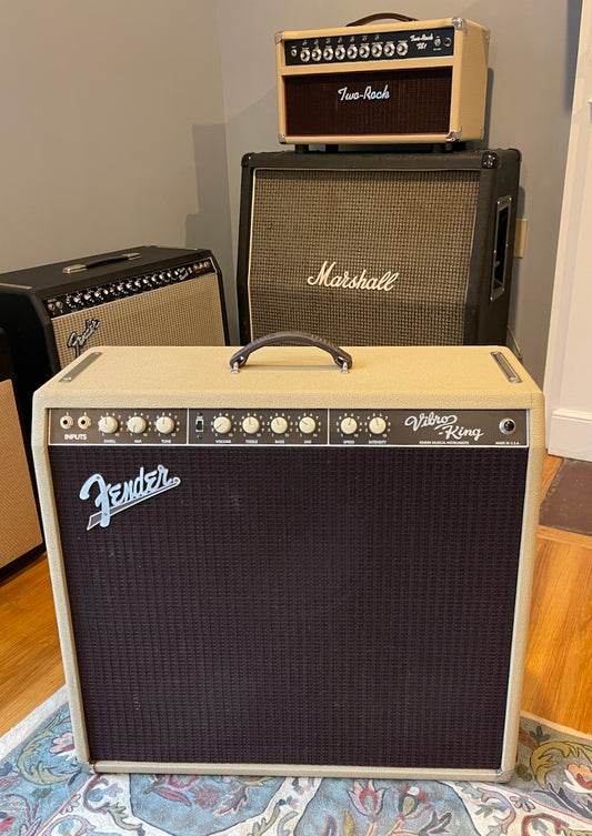 1993 Fender Custom Shop Vibro-King 3x10" Combo Blonde 1st Year!