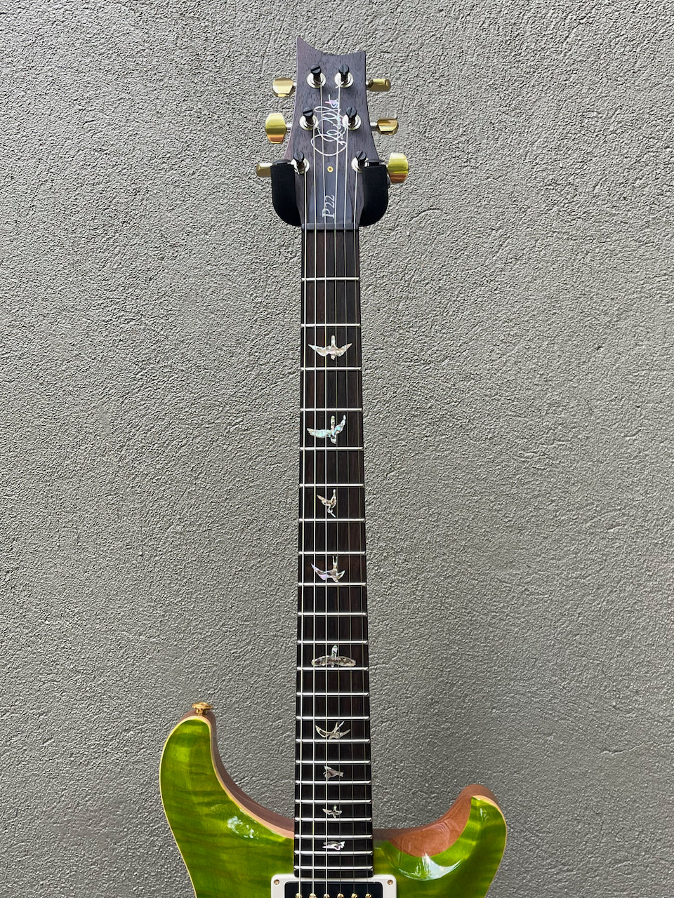 2013 Paul Reed Smith PRS P22 Artist Green Fade Brazilian Board EIRW Neck
