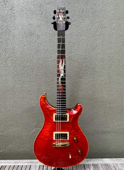 2005 Paul Reed Smith PRS Private Stock #900 McCarty Orange Quilt Phoenix Inlay Brazilian Neck