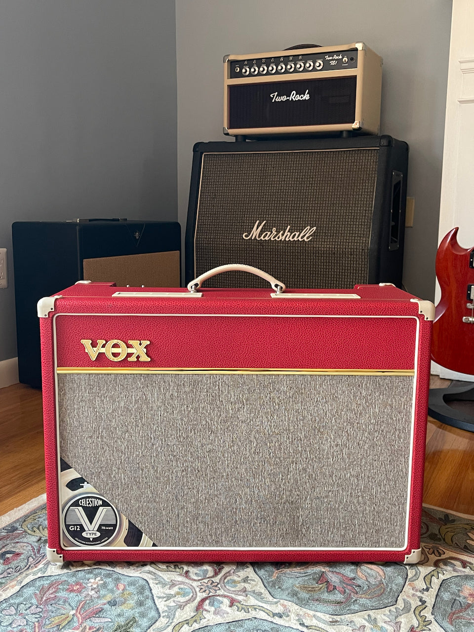 2015 Vox AC15C1 Limited Edition Red Tolex