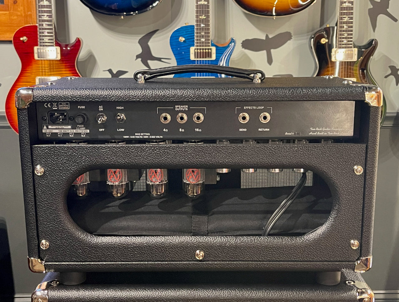 2021 Two Rock Traditional Clean 100/50 Black Bronco Tolex Silver Cloth & 2x12 Cabinet
