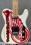 1999 Fender Telecaster NHL Premier Edition Detroit Redwings Autographed by Scotty Bowman