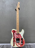 1999 Fender Telecaster NHL Premier Edition Detroit Redwings Autographed by Scotty Bowman