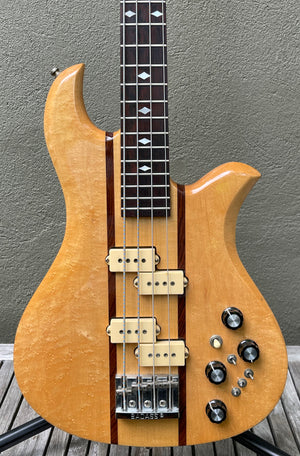 1982 B.C. Rich Eagle Bass Natural Gloss