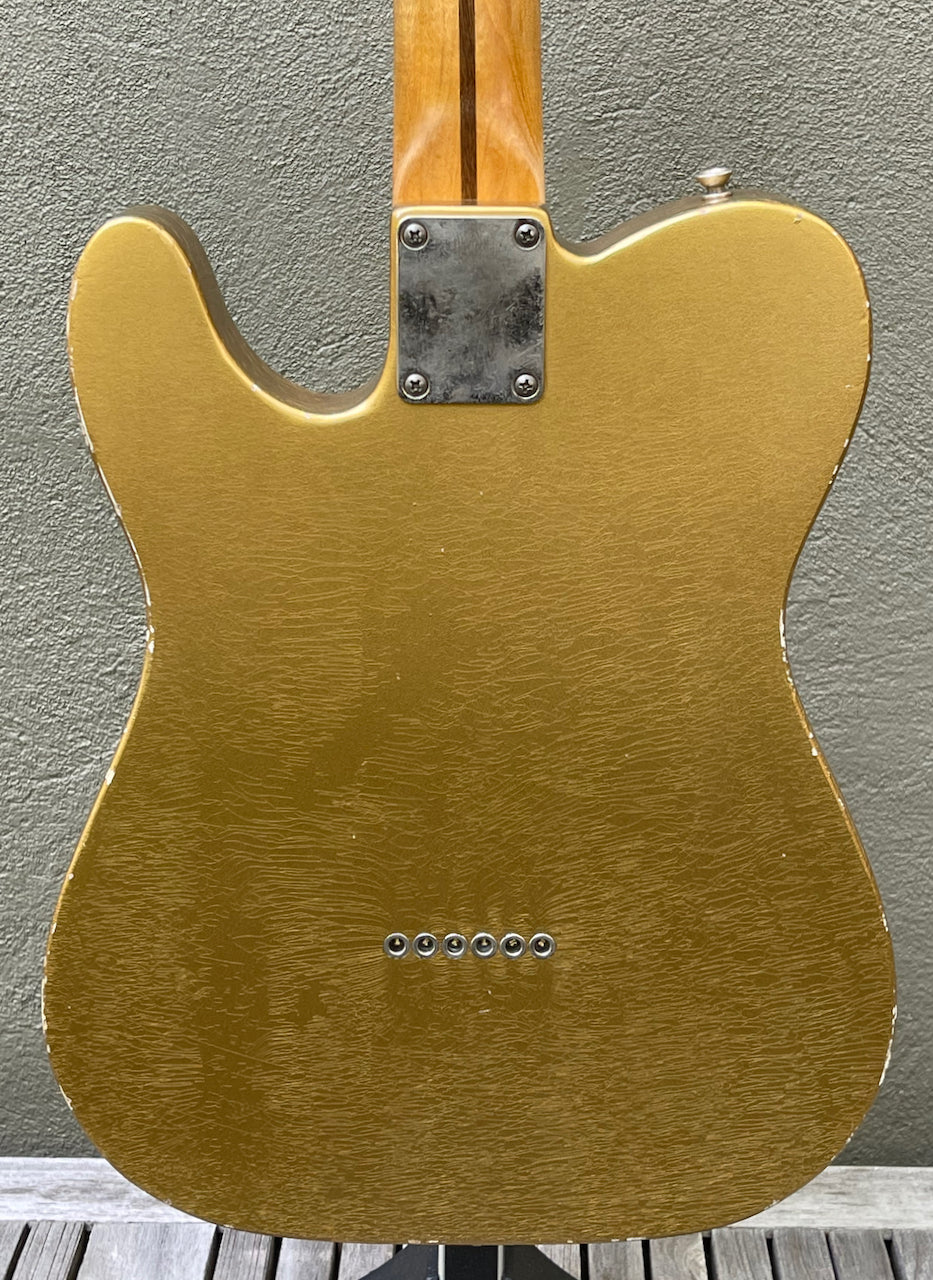 2021 Danocaster Single Cut Firemist Gold Budz Pickups