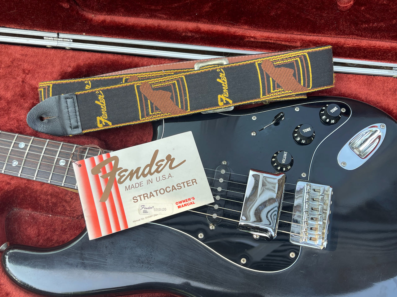 1980 Fender Stratocaster Hardtail Black