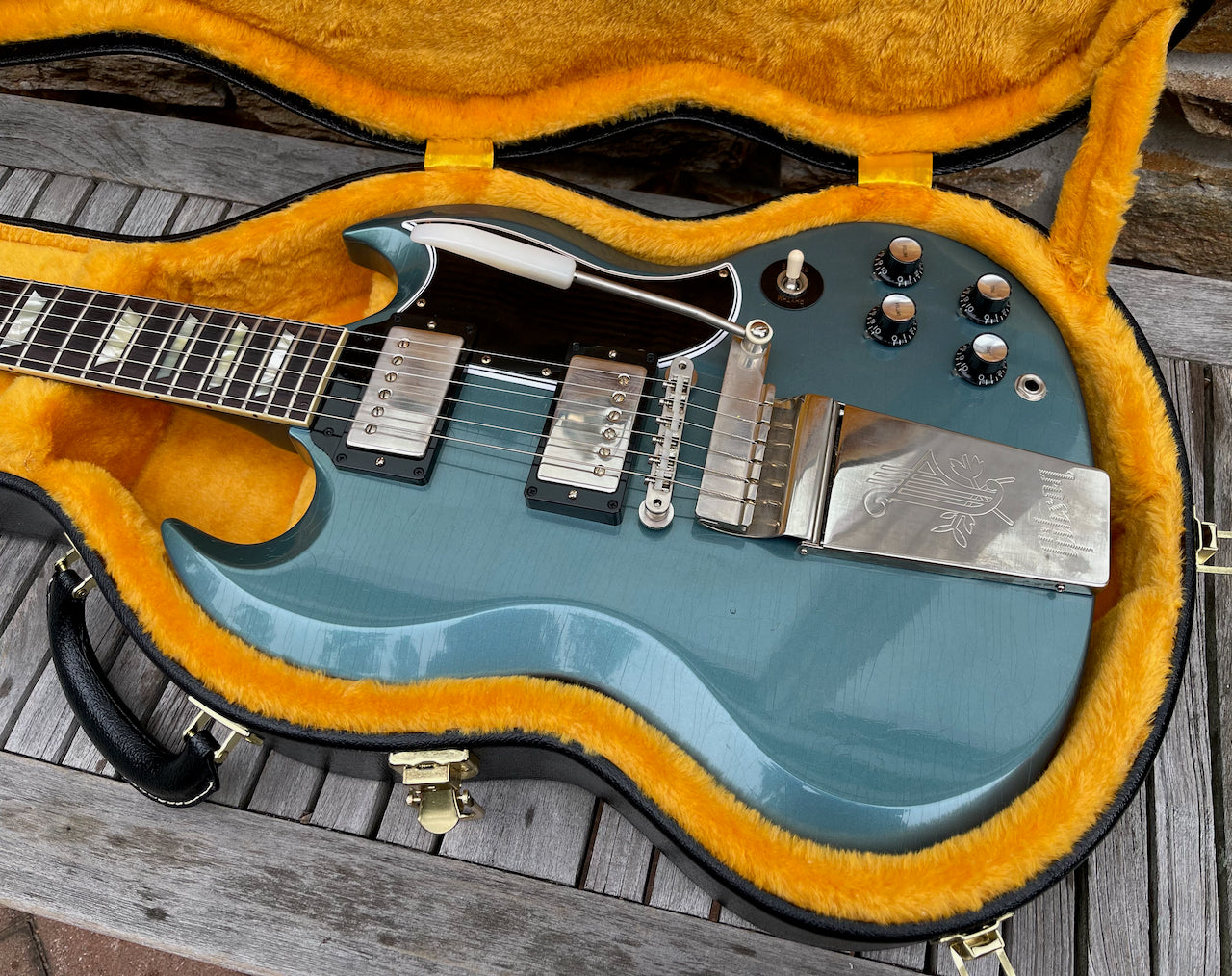 2020 Gibson 1964 SG Standard Murphy Lab Pelham Blue Ultra Light Aged
