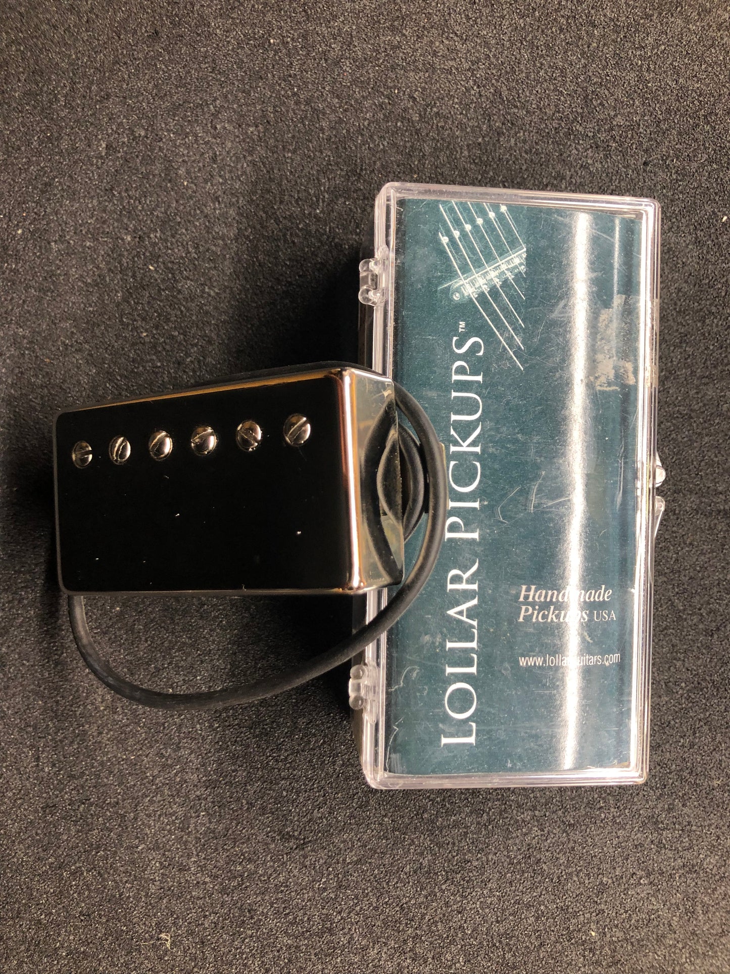 Lollar High Wind Imperial bridge pickup with shiny Nickel Cover