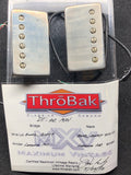ThroBak DT-102 MXV PAF set with 4 Conductors and aged Nickel covers and Jimmy Page style wiring harness!