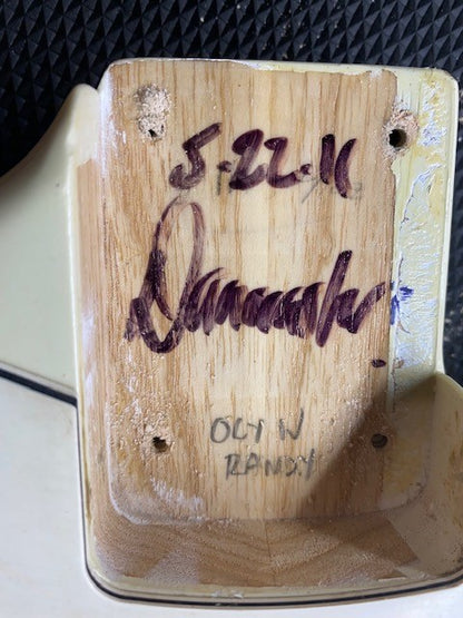 2010 Danocaster Double Cut Olympic White